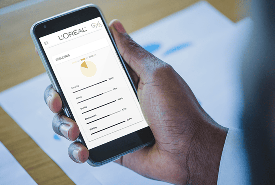 L'Oréal application Mobile Visuel 1